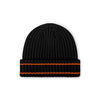 Cincinnati Bengals NFL Black Primary Logo Ribbed Beanie