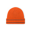 Denver Broncos NFL Orange Primary Logo Ribbed Beanie