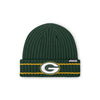 Green Bay Packers NFL Forest Primary Logo Ribbed Beanie