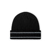 Las Vegas Raiders NFL Black Primary Logo Ribbed Beanie