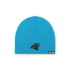 Carolina Panthers NFL Glacier Blue Basic Primary Logo Skull Beanie