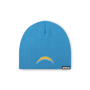 Los Angeles Chargers NFL Blue Raz Basic Primary Logo Skull Beanie (PREORDER - SHIPS EARLY NOVEMBER)