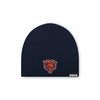 Chicago Bears NFL Navy Basic Primary Logo Skull Beanie