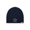 Dallas Cowboys NFL Navy Basic Primary Logo Skull Beanie