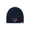 Houston Texans NFL Navy Basic Primary Logo Skull Beanie