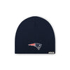 New England Patriots NFL Navy Basic Primary Logo Skull Beanie