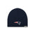 New England Patriots NFL Navy Basic Primary Logo Skull Beanie