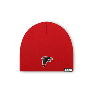 Atlanta Falcons NFL Red Basic Primary Logo Skull Beanie (PREORDER - SHIPS EARLY NOVEMBER)