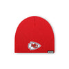 Kansas City Chiefs NFL Red Basic Primary Logo Skull Beanie