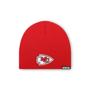 Kansas City Chiefs NFL Red Basic Primary Logo Skull Beanie (PREORDER - SHIPS EARLY NOVEMBER)