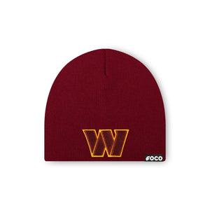 Washington Commanders NFL Maroon Basic Primary Logo Skull Beanie