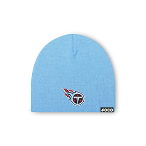 Tennessee Titans NFL Periwinkle Basic Primary Logo Skull Beanie (PREORDER - SHIPS EARLY NOVEMBER)