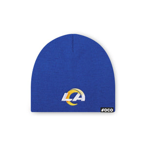 Los Angeles Rams NFL Montego Basic Primary Logo Skull Beanie (PREORDER - SHIPS EARLY NOVEMBER)