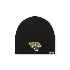 Jacksonville Jaguars NFL Black Basic Primary Logo Skull Beanie (PREORDER - SHIPS EARLY NOVEMBER)