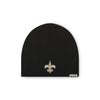 New Orleans Saints NFL Black Basic Primary Logo Skull Beanie