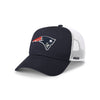 New England Patriots NFL Navy Primary Logo Trucker RF Cap