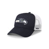 Seattle Seahawks NFL Navy Primary Logo Trucker RF Cap