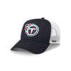 Tennessee Titans NFL Navy Primary Logo Trucker RF Cap