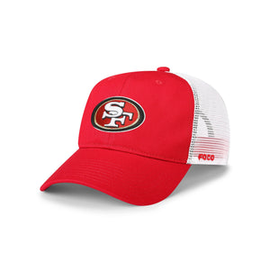San Francisco 49ers NFL Red Primary Logo Trucker RF Cap