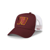 Washington Commanders NFL Maroon Primary Logo Trucker RF Cap