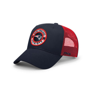 New England Patriots NFL Patch Two Tone Trucker Cap