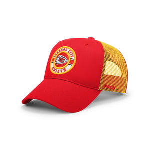 Kansas City Chiefs NFL Patch Two Tone Trucker Cap