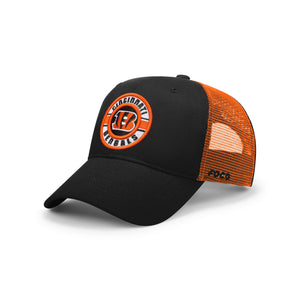 Cincinnati Bengals NFL Patch Two Tone Trucker Cap