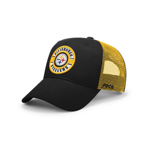 Pittsburgh Steelers NFL Patch Two Tone Trucker Cap
