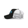 Carolina Panthers NFL Black Primary Logo Trucker RF Cap