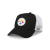 Pittsburgh Steelers NFL Black Primary Logo Trucker RF Cap