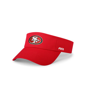 San Francisco 49ers NFL Red Primary Logo Visor