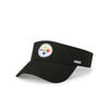 Pittsburgh Steelers NFL Black Primary Logo Visor