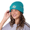 Miami Dolphins NFL Primary Logo Waffle Beanie