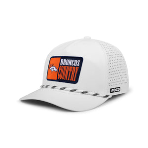 Denver Broncos NFL Slogan Patch Poly Pro Marquee RF Cap (PREORDER - SHIPS LATE JULY)