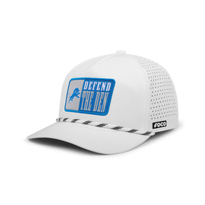 Detroit Lions NFL Slogan Patch Poly Pro Marquee RF Cap (PREORDER - SHIPS LATE JULY)
