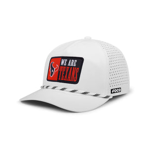 Houston Texans NFL Slogan Patch Poly Pro Marquee RF Cap (PREORDER - SHIPS LATE JULY)