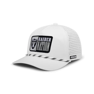 Las Vegas Raiders NFL Slogan Patch Poly Pro Marquee RF Cap (PREORDER - SHIPS LATE JULY)