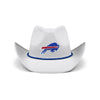 Buffalo Bills NFL White Rhinestone Logo Cowboy Hat (PREORDER - SHIPS EARLY SEPTEMBER)