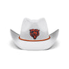 Chicago Bears NFL White Rhinestone Logo Cowboy Hat