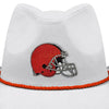 Cleveland Browns NFL White Rhinestone Logo Cowboy Hat