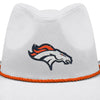 Denver Broncos NFL White Rhinestone Logo Cowboy Hat