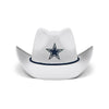 Dallas Cowboys NFL White Rhinestone Logo Cowboy Hat