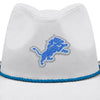 Detroit Lions NFL White Rhinestone Logo Cowboy Hat