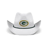 Green Bay Packers NFL White Rhinestone Logo Cowboy Hat (PREORDER - SHIPS LATE SEPTEMBER)