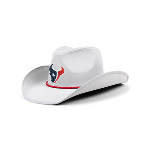 Houston Texans NFL White Rhinestone Logo Cowboy Hat