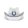 Indianapolis Colts NFL White Rhinestone Logo Cowboy Hat