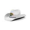 Jacksonville Jaguars NFL White Rhinestone Logo Cowboy Hat (PREORDER - SHIPS LATE SEPTEMBER)