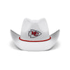 Kansas City Chiefs NFL White Rhinestone Logo Cowboy Hat (PREORDER - SHIPS LATE SEPTEMBER)