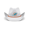 Miami Dolphins NFL White Rhinestone Logo Cowboy Hat