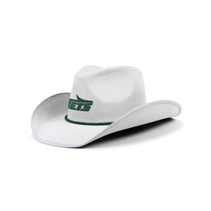 New York Jets NFL White Rhinestone Logo Cowboy Hat